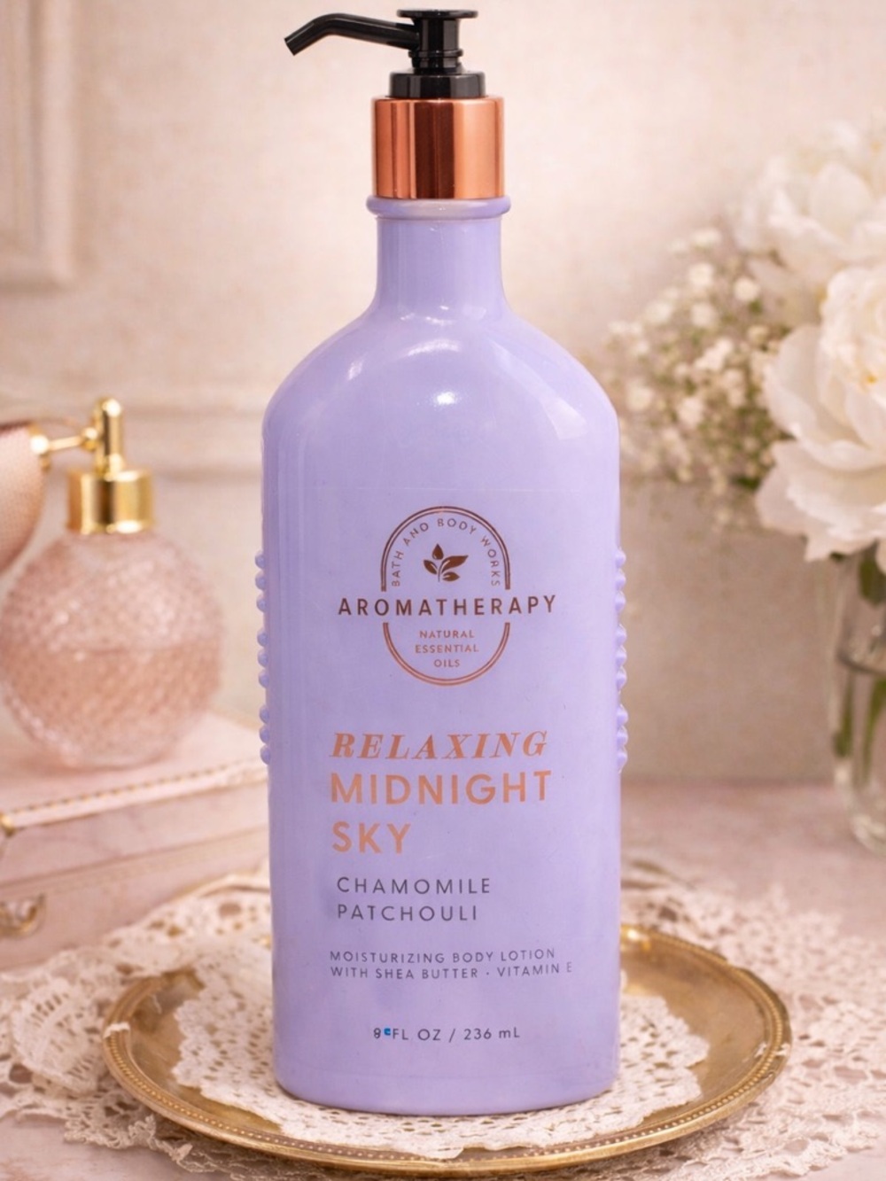 Aromatherapy Relaxing Midnight Sky Body Lotion - Lavender NEW